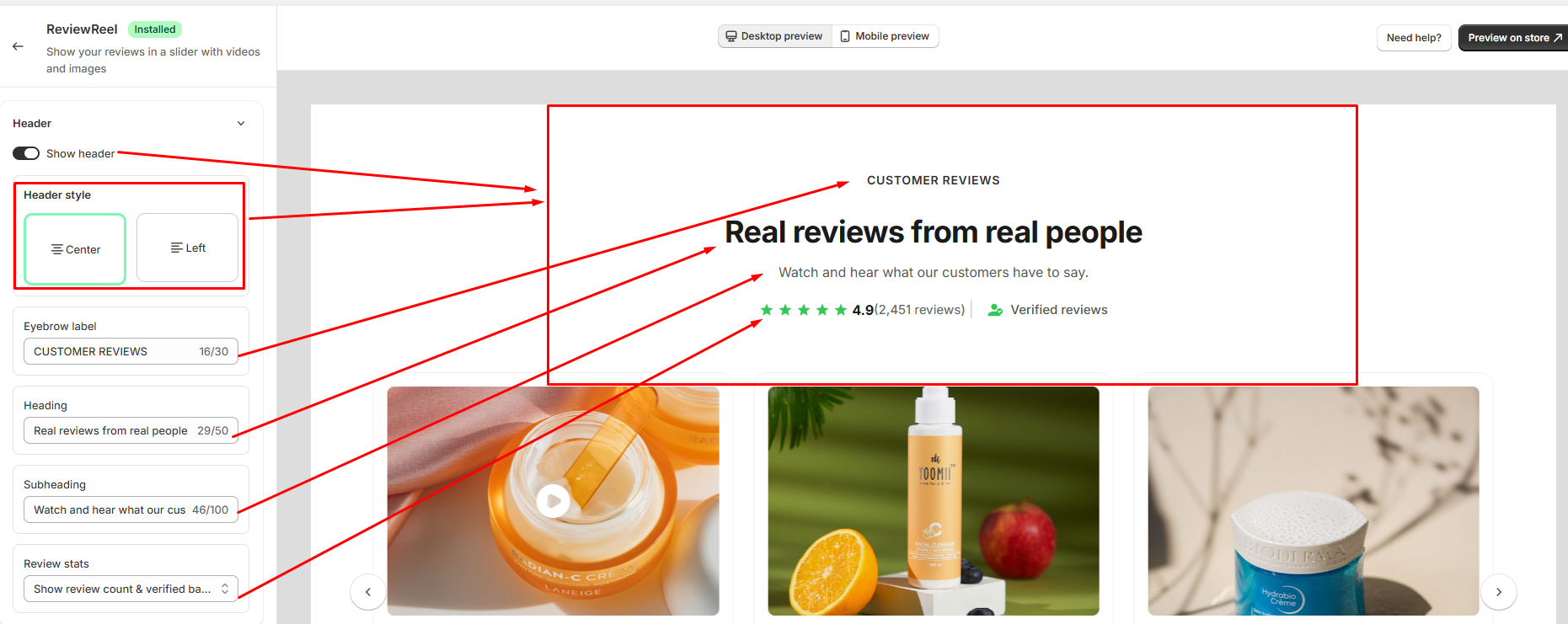 Documentation screenshot