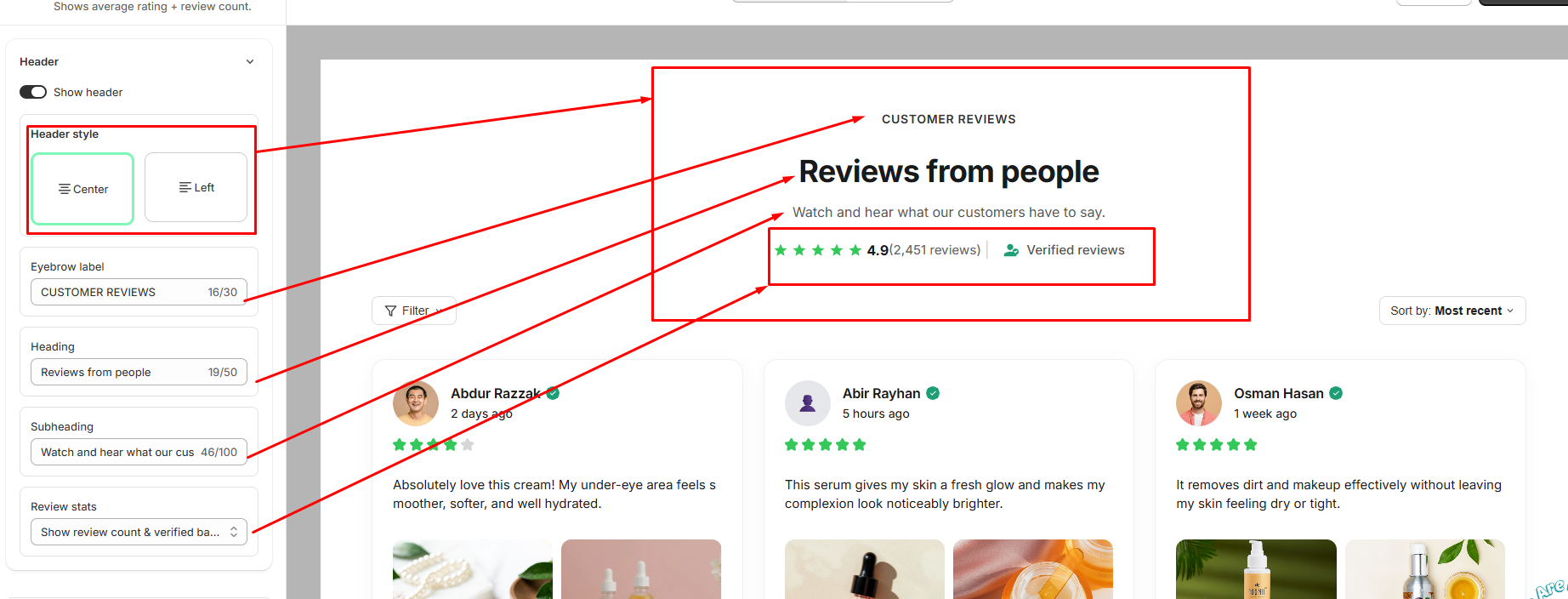 Documentation screenshot