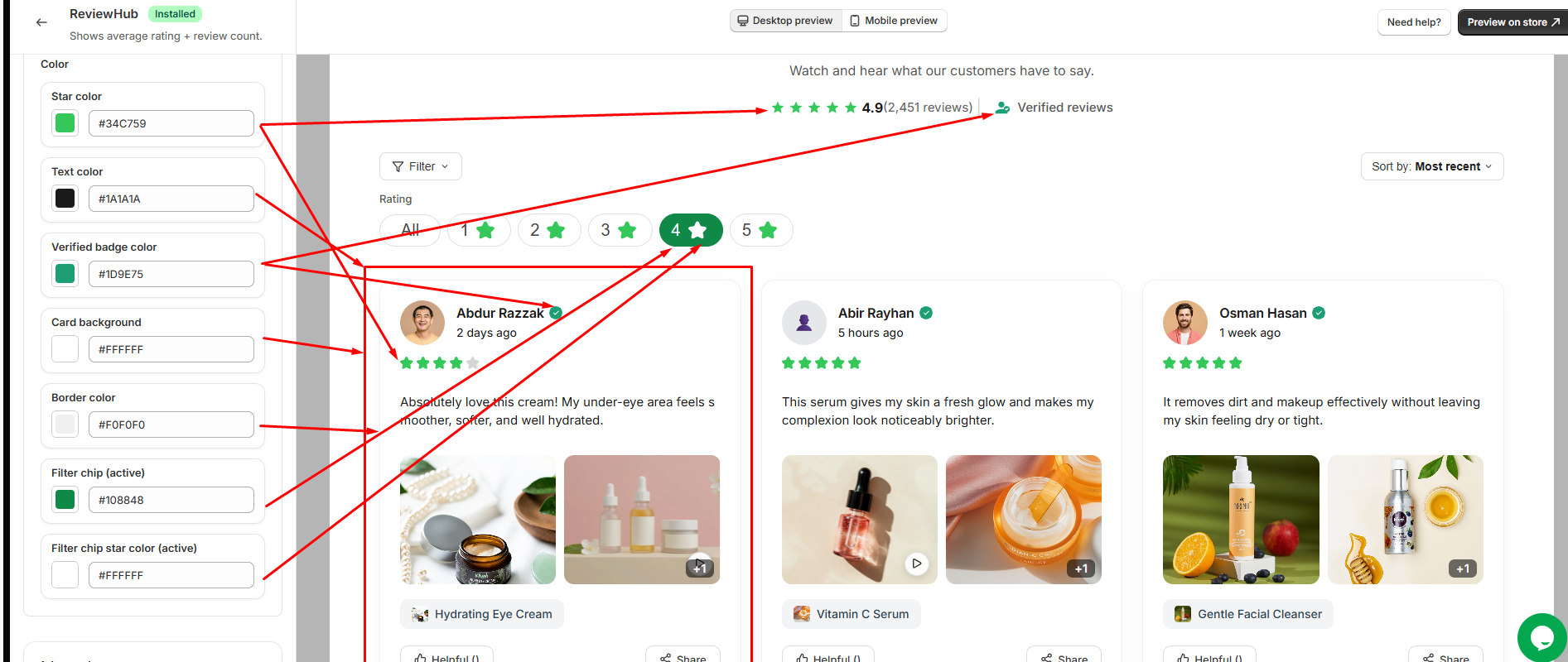Documentation screenshot