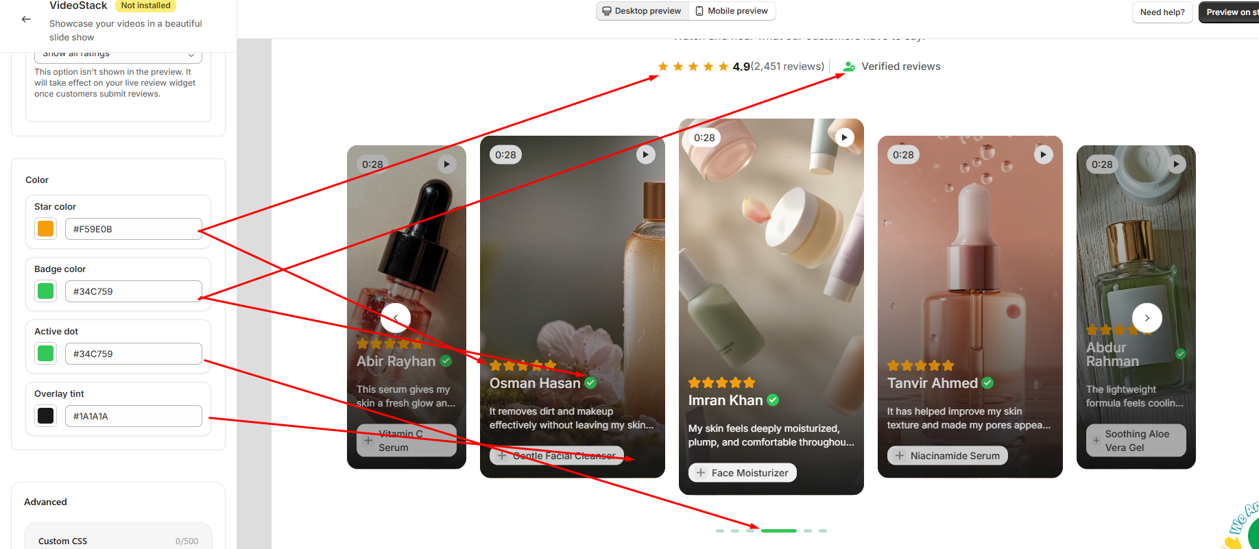 Documentation screenshot